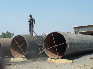 03.Gunating of 1626mm Dia Pipe