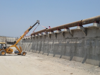 05.Mechanical Equipment-Aeration Piping Installation at 161MLD STP